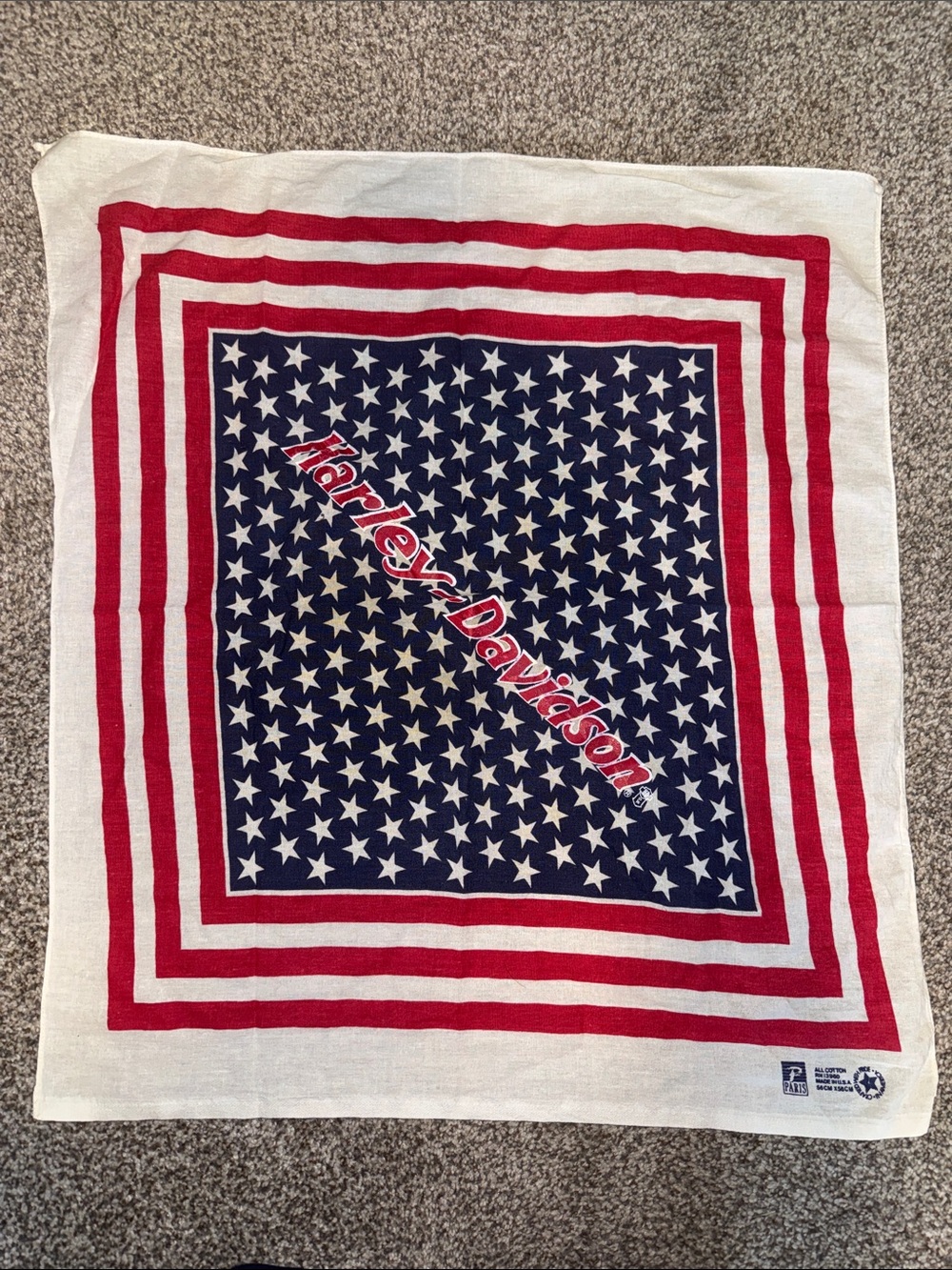 Vintage Harley-Davidson Bandana